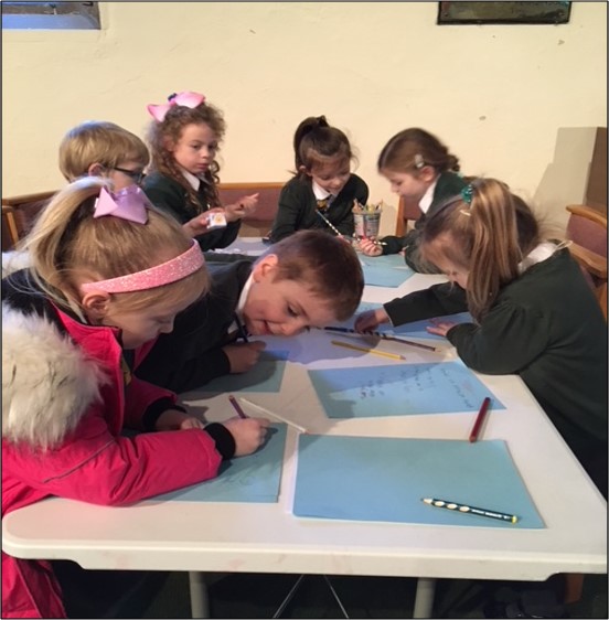 St Asaph VP Infants school visit St Asaph Parish Church